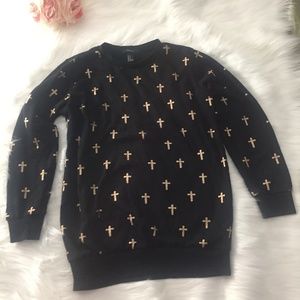 S - Forever 21 - Cross Crewneck